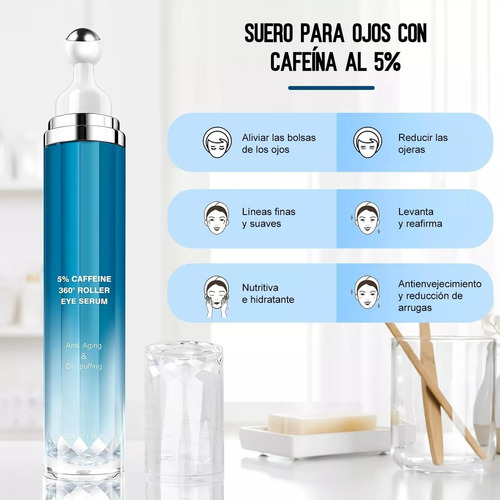 2pcs Caffeine Eye Cream, Crema De Cafeína Para Ojos, Crema