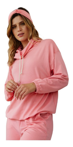 Pijama Buzo Manga Larga Cuello Y Babucha Sol Y Oro 70103sy