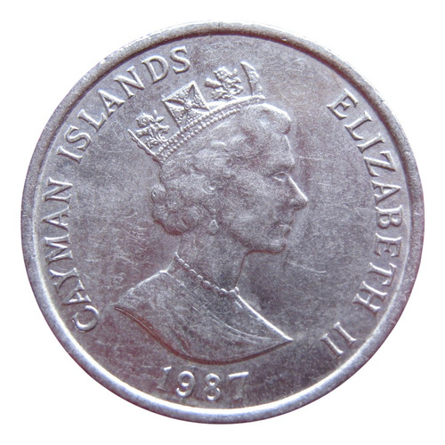 Moneda Cayman Islands 5 Cent 1987 (Usado)