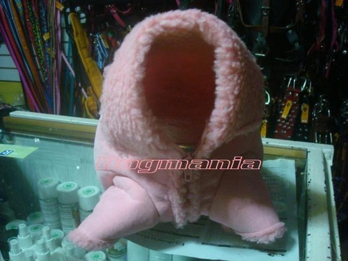 Chamarra Invierno Con Borrega Talla 1 Rosa Ropa Para Perros
