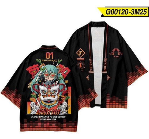 Moda Japonesa Kimono Miku Princesa Anime Disfraz