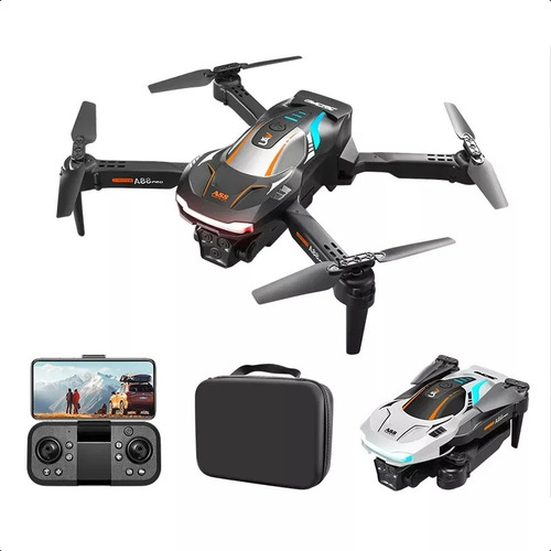 Drone A88 Pro Plegable 4k + Estuche | Fpv Y Batería Extra
