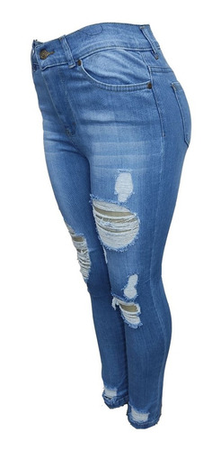 Imagen 5 de 8 de 3 Pantalón Jean De Dama Corte Bajo