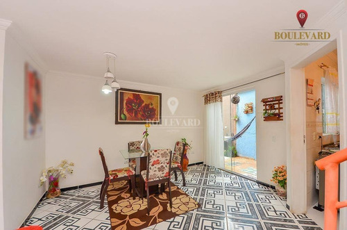 Imagem 4 de 18 de Sobrado Condomínio Fechado, Com 3 Dormitórios À Venda, 86 M² Por R$ 345.000 - Uberaba - Curitiba/pr - So0210