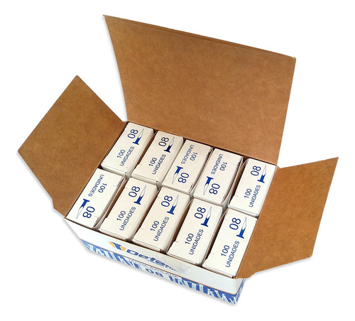 Tachinha Tapeceiro Número 8 Detack 13mm Com 1000 Unidades