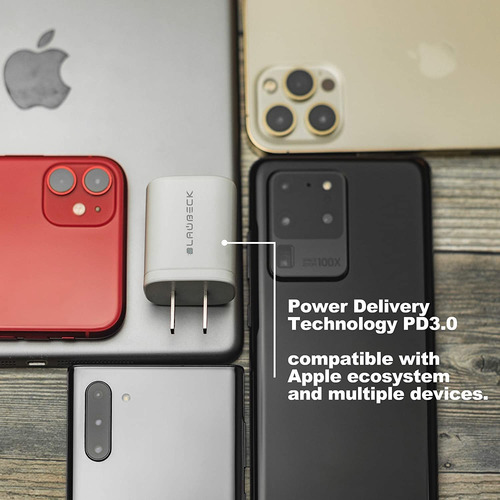 Adaptador De Corriente Usb C Cargador De Pared De 20 W Compa
