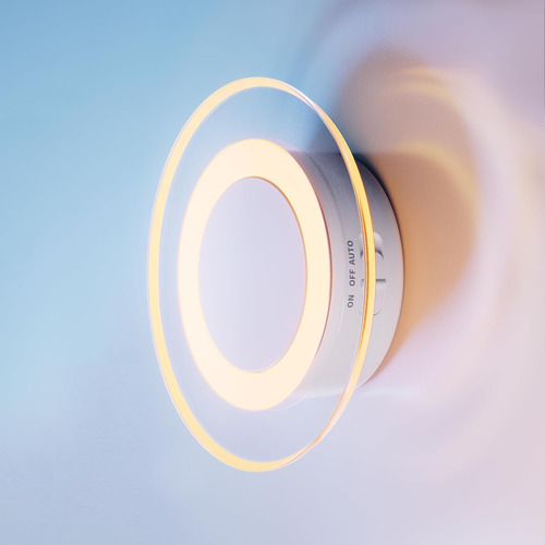 Luz Nocturna Con Sensor De Movimiento Magnético Con Base Adh
