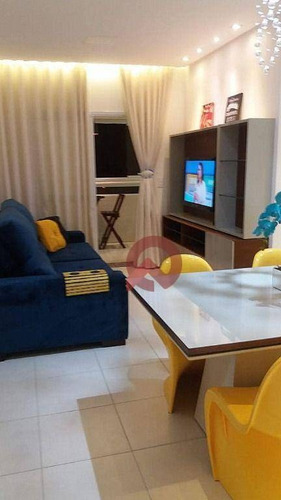 Imagem 9 de 18 de Apartamento Com 2 Dormitórios À Venda, 75 M² Por R$ 370.000,00 - Aviação - Praia Grande/sp - Ap3513