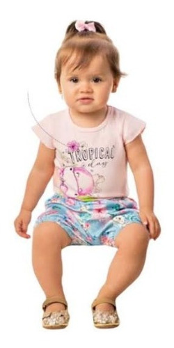 Imagem 2 de 6 de 5 Conjuntos Bebê Menina Tamanho M