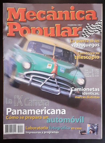 Revista Mecánica Popular / La Ix Carrera Panamericana...
