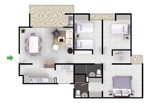 Apartamento En Venta , Calambeo Ibague