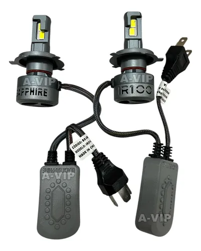 Cree Led Ir100 Black Sapphire 75w H4 + T10 Iron Led Ir100