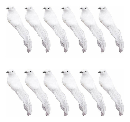 Imitación De Paloma Blanca Artificial Love Peace Pigeons