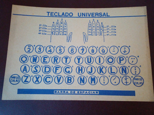 Antiguo Teclado Universal Lote De 5 Unidades 