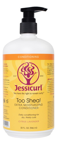 Jessicurl, Too Shea! Acondicionador Extra Hidratante Para Ca