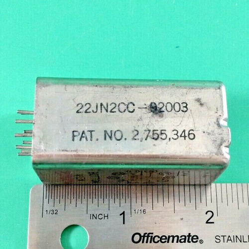Sigma 22jn2cc92003 Milspec Em Relay 115vac 28vdc 22jn2c Eeo