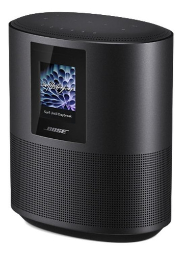 Imagen 3 de 4 de Bocina inteligente Bose Home Speaker 500 con asistente virtual Google Assistant y Alexa, pantalla integrada triple black 100V/240V