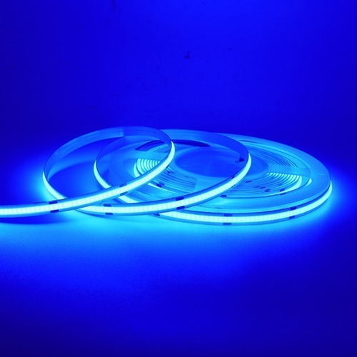 8 Fita Led Cob Azul 5mts 300 Leds/m 12v Ip20