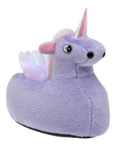 Pantufla De Parvus Para Mujer Lila Unicornio T5