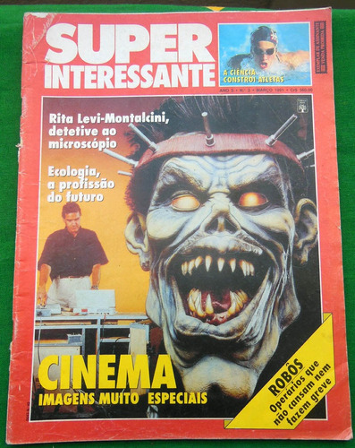 Revista Super Interessante Nº 42 Cinema Ecologia Março 1991