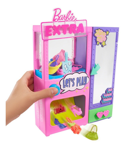 Set De Juego Barbie Extra Máquina De Sorpresas 20 Accesorios