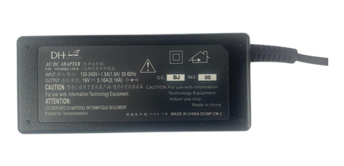 Cargador Portatil Para Samsung 19v 3.16a Punta 5.5*3.0 Nuevo