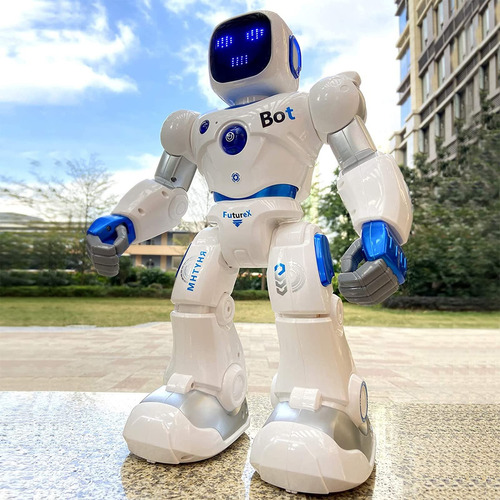 Ruko Robots Inteligentes Para Niños, Gran Robot Interacti. Color Azul