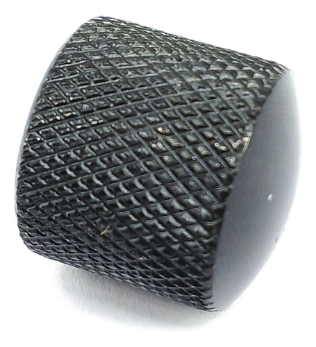 Knob Metal 18mm Preto De Encaixe Guitarra Kb20bk Mxp