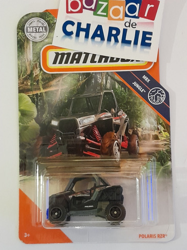 Matchbox | 2019 | Polaris Rzr Negro/rojo