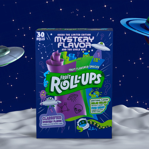 Fruit Roll-ups Fruit Flavored Snacks, Mystery Flavor 30 Pz