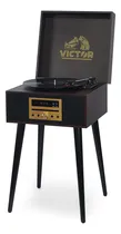 Comprar Victor Newbury Centro De Música Con Tocadiscos 8 En 1 Con To
