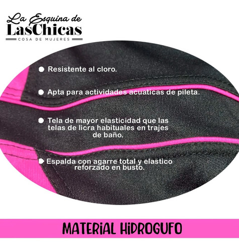 Imagen 8 de 10 de Tankini Dama Mujer De Natacion Deportiva Aquagym Buen Nado