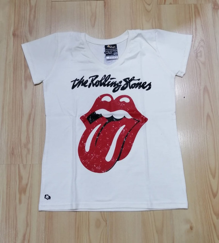 Camisetas De Mujer Rolling Stones 100% Algodón Rock And 