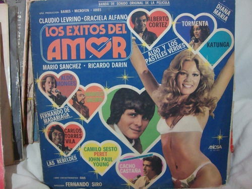 Vinilo Banda De Sonido Los Exitos Del Amor Galvan Monges Cp1