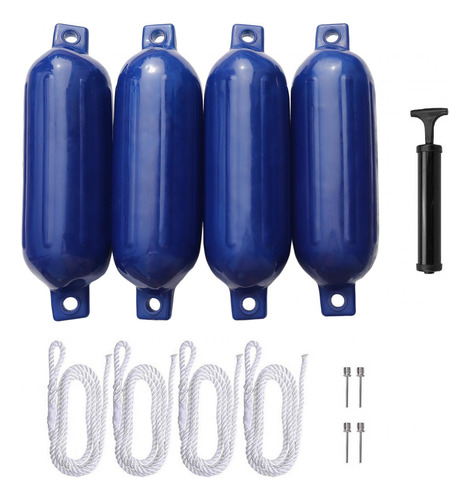 4 Uds. De Parachoques De Guardabarros Para Barcos, Azul