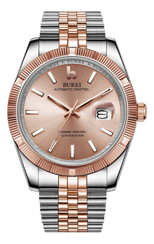 Burei Reloj De Lujo Clásico Para Hombre Reloj De Máquina Res