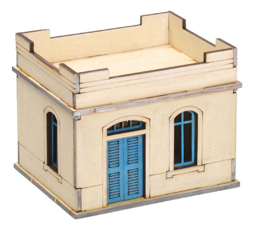 1/72 Kits De Arquitetura De Madeira 3d Quarto Individual