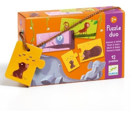 Puzzle Duo: Mamá Y Bebé Djeco- Upalalá