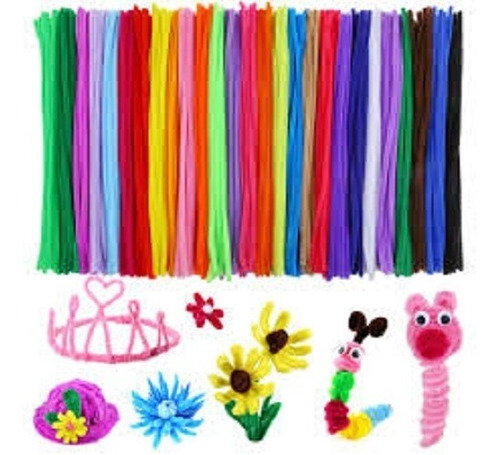 100 Limpia Pipas Arma Flores Animales Color Surtidos O Negro