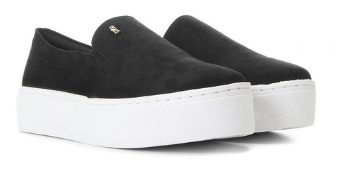 slip on santa lolla suede preto