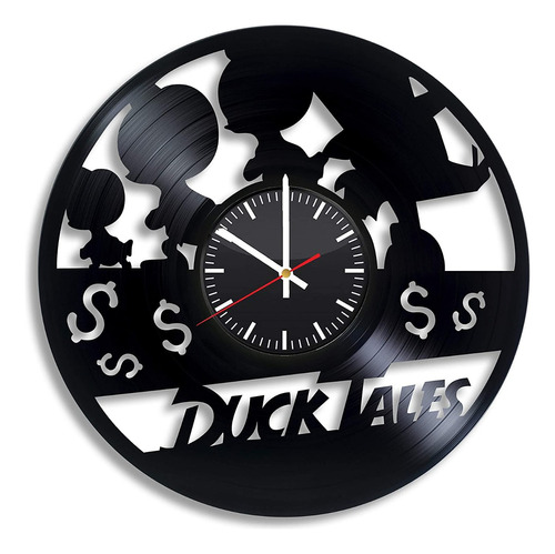 Reloj De Pared Corte Laser 0027 Disney Pato Aventuras
