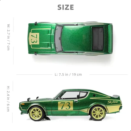 Maisto Design 1:24 1973 Nissan Skyline 2000gt-r (kpgc110)