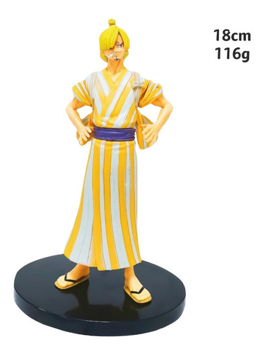 Figura Sanji One Piece Anime Sangoro Arco Wano Samurai