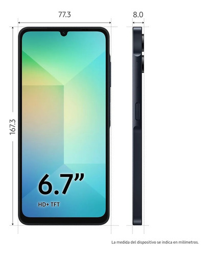 Celular Samsung Galaxy A06 4gb Ram 128 Gb Rom Nfc Black