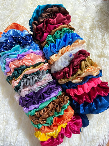 Set De 24scrunchies Antifriz Para El Cabello