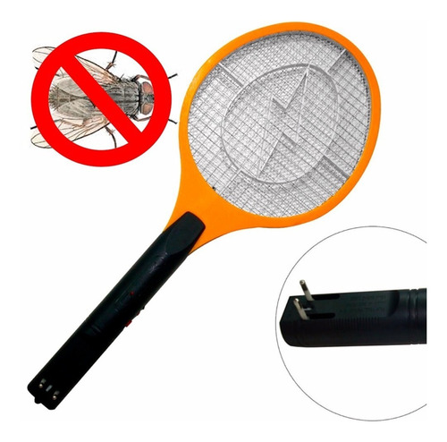 Raqueta Electrica Mata Moscas Y Mosquitos Aedes Agypti