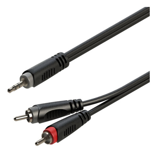 Cabo De Linha P2 Stereo + 2 Rca 1 Metro Rayc150l1 Roxtone