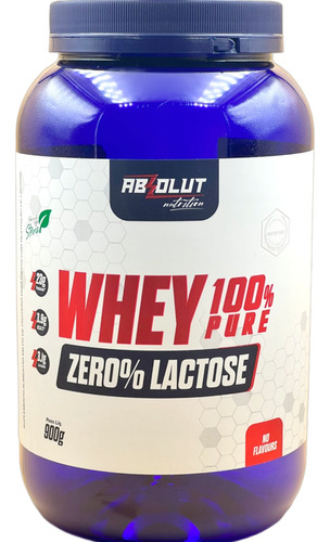 Suplemento Em Whey Protein Absolut Nutrition  Whey Protein Zero Lactose Whey Protein Absolut Nutrition 100% Pure Zero Lactoses Em Pote De 900g