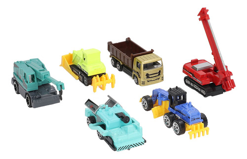 Transport Car Transport Truck Toy, 7 En 1, De Aleación, Retr