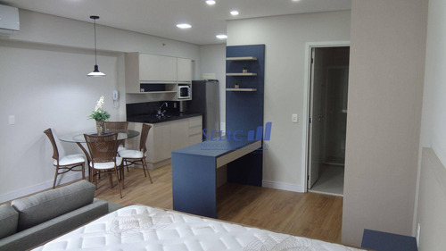 Imagem 3 de 30 de Línea - Flat Mobiliado, 47m², Centro, Jundiaí, Cod Fl0027 - Fl0027